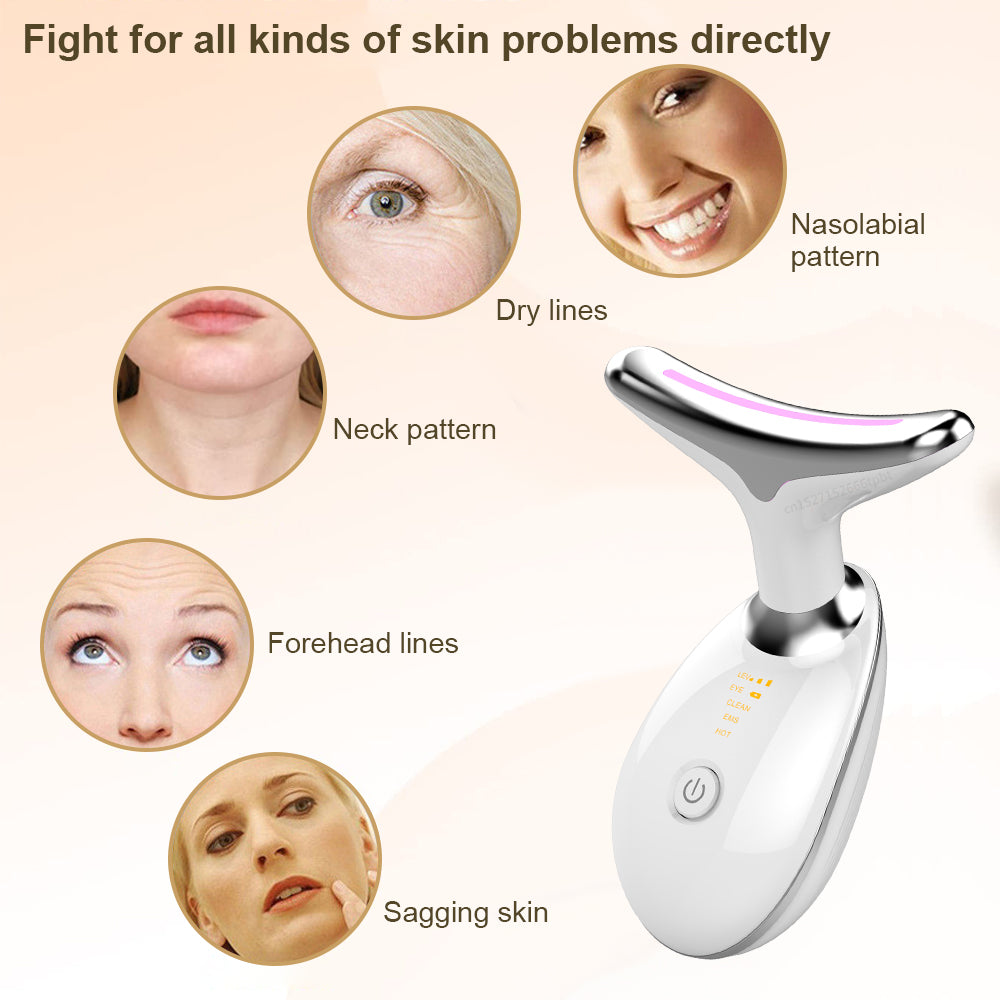 EMS Face Anti Wrinkle Neck Skin Tighten And Double Chin Remover