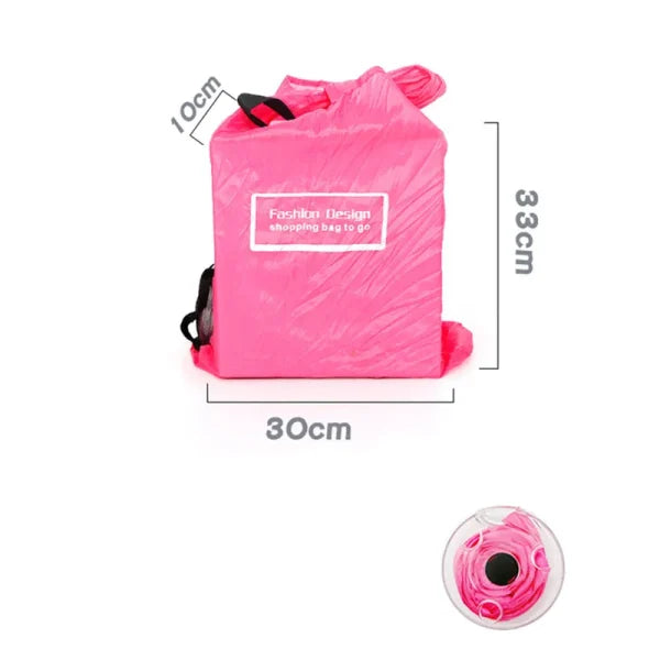 Reusable Polyester Foldable Grocery Shopping Bag