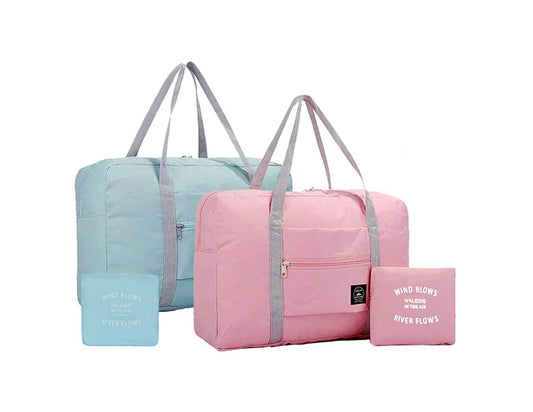 Foldable Nylon Zipper Water Proof Luggage Bag