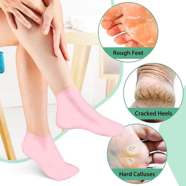 Silicone Moisturizing Gel Heel Socks