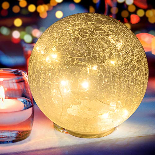 Gold Mercury Glass Ball Light for Decoration