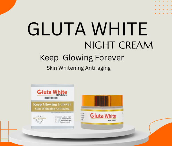 Gluta White Extreme Stronge Light up And Anti-Aging Night Cream