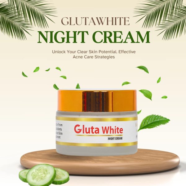 Gluta White Extreme Stronge Light up And Anti-Aging Night Cream