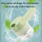 PORTABLE 4 IN 1 ELECTRIC VEGETABLE CUTTER SET (Wireless)