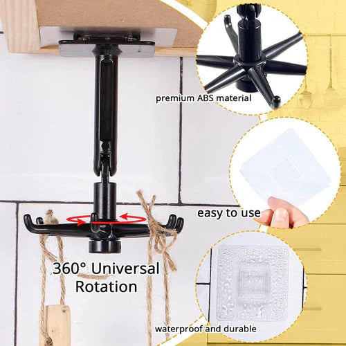 360 Degree Rotating Kitchen Hook (Pair of 2)