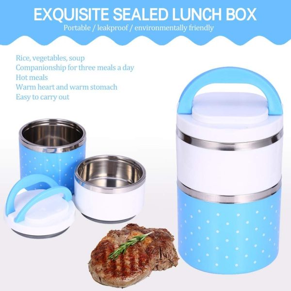 Thermal 2 Layer Portable Lunch Box