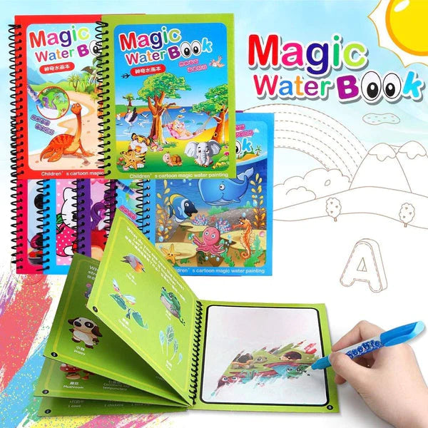 Water Painting Coloring Books For Children
