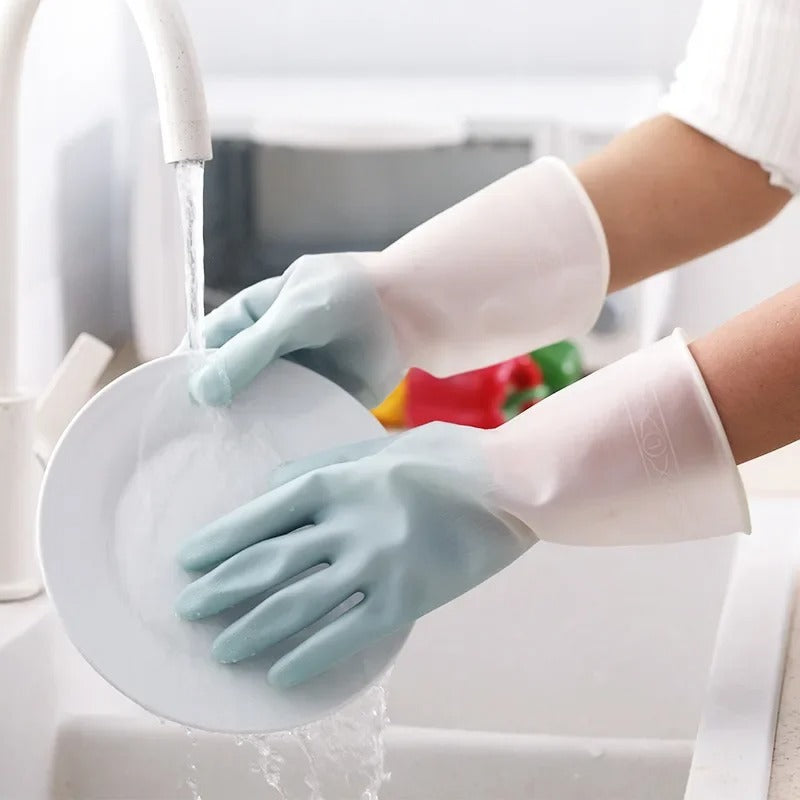 Imported Rubber Gloves For Washing Clothes & Cleaning Dishes