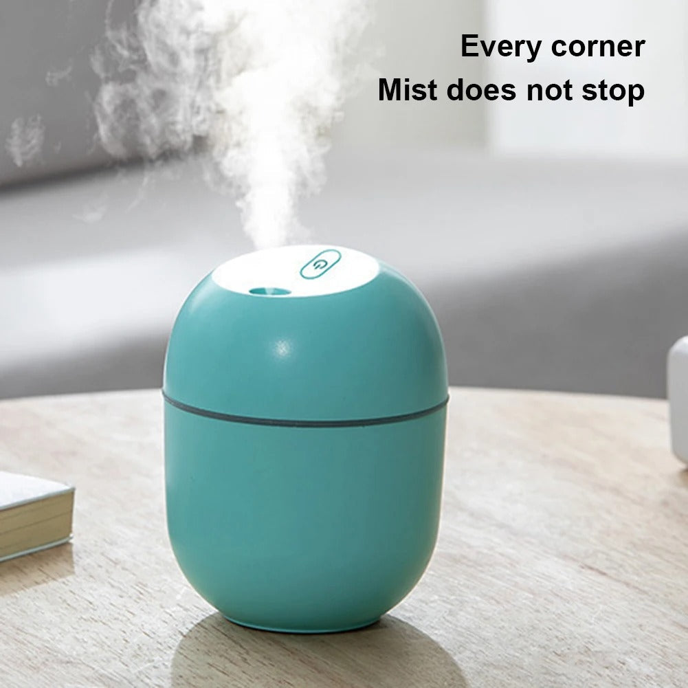 Portable USB Air Humidifier Essential Oil Diffuser with LED Lamp Romantic Light