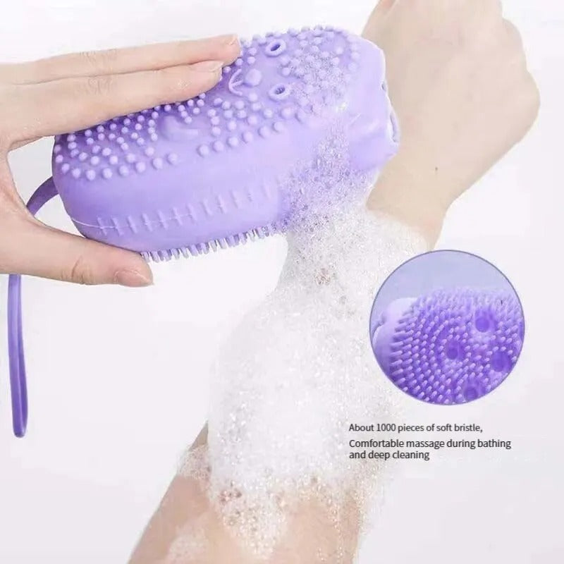 Super Soft Silicon Bubbles Bath Brush