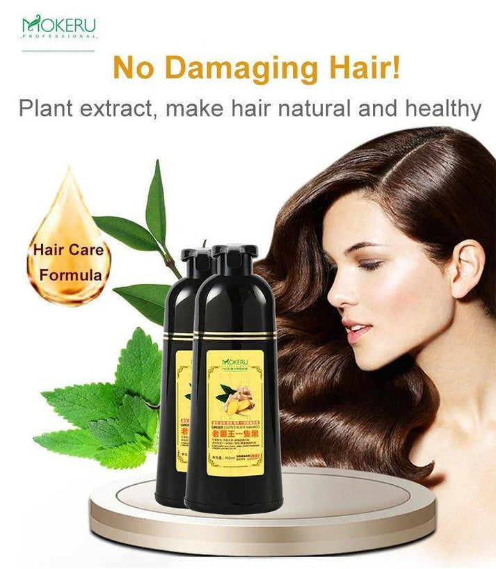 MOKERU Ginger Essence Black Shampoo