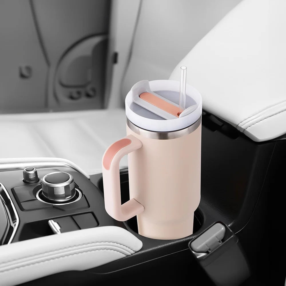 Stanley 40 Oz (1200ml) Stainless Steel Vacuum Insulated Tumbler With Straw