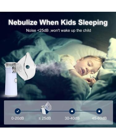 Portable Nebulizer For Asthma Rechargeable Inhaler Nebulizer Machine For Kids And Adults