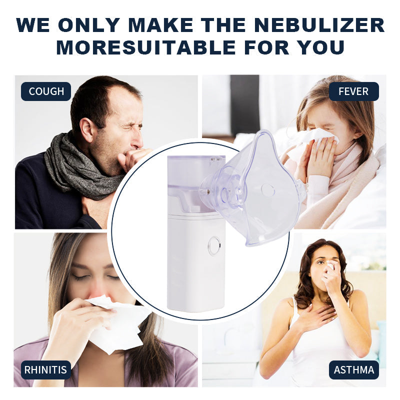 Portable Nebulizer For Asthma Rechargeable Inhaler Nebulizer Machine For Kids And Adults