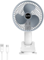 Rechargeable Desk Fan With Sturdy Clamp