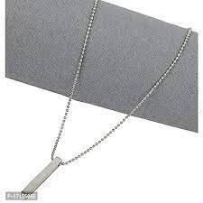 Pack Of 2 Boys Bar Necklace Materials Stainless Steel