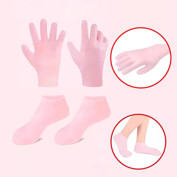 Silicone Moisturizing Hand Gloves for Dry Cracked Skin