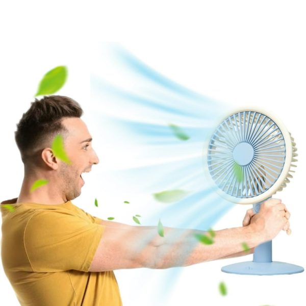 Portable Automatic Wireless Usb Fan With 5 Speed
