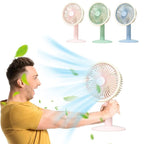 Portable Automatic Wireless Usb Fan With 5 Speed