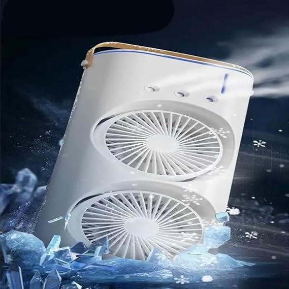 Rechargeable Double Cooling  Fan
