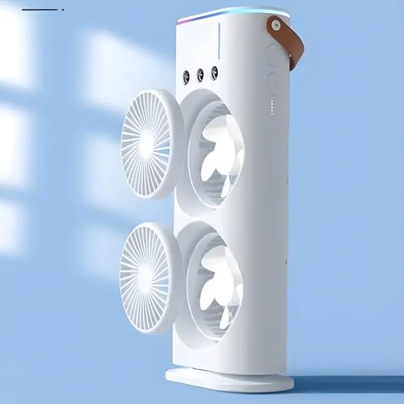 Rechargeable Double Cooling  Fan