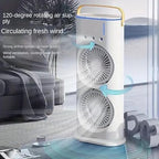 Rechargeable Double Cooling  Fan