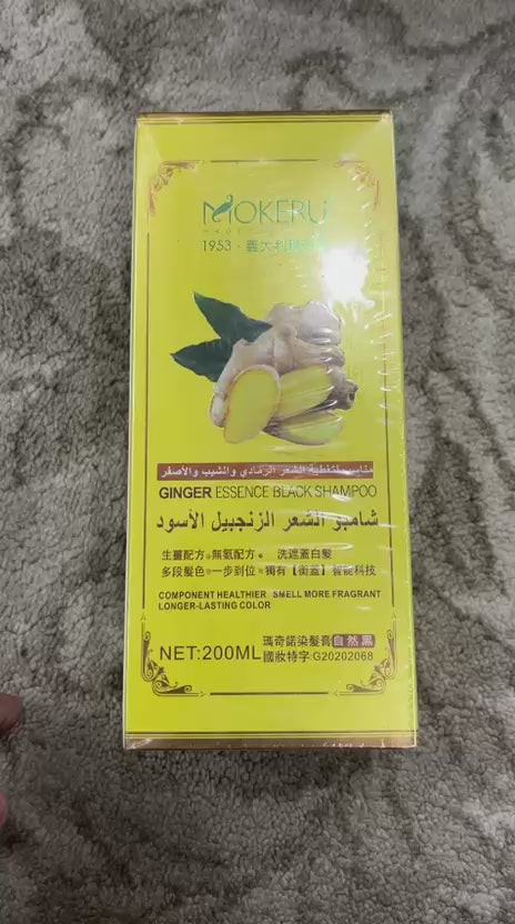 MOKERU Ginger Essence Black Shampoo