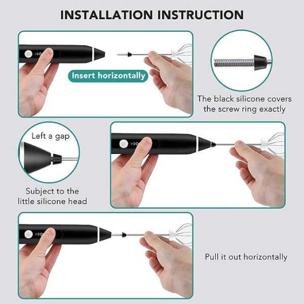 Electric Rechargeable Coffee Beater