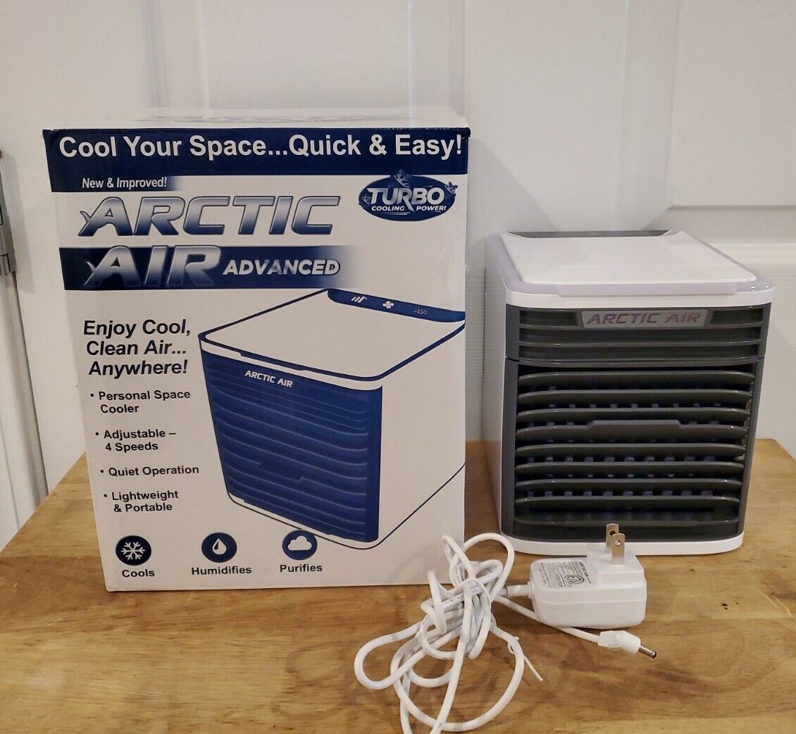 Arctic Air Advanced Quiet Turbo Cooling Power Portable Personal Air Cooler