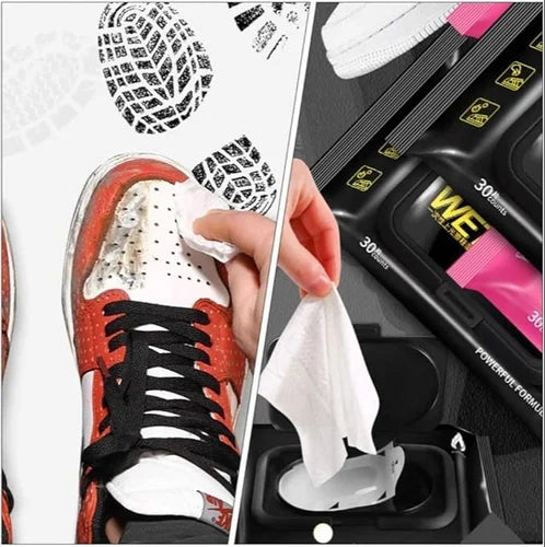 Instant Sneaker and Shoe Cleaner Wipes