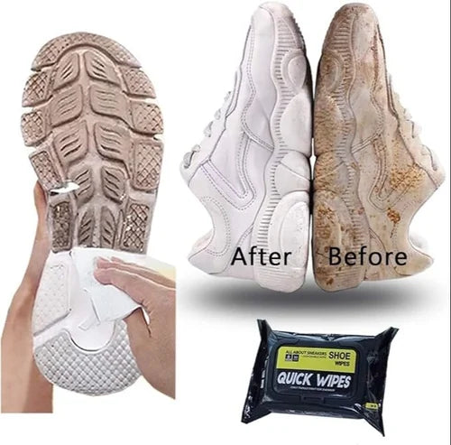 Instant Sneaker and Shoe Cleaner Wipes