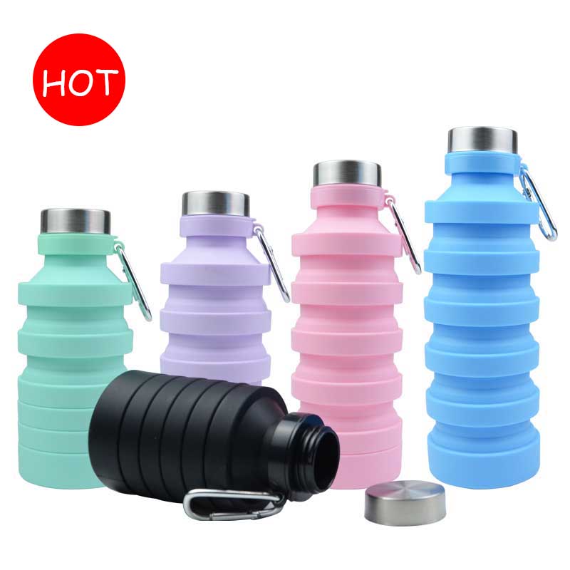 Silicone Sport Water Bottle