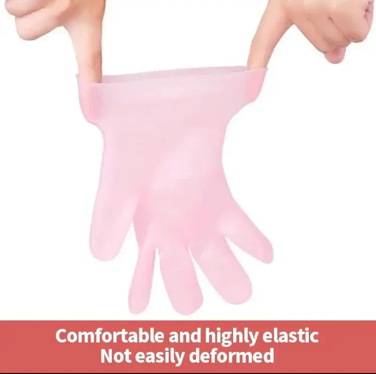 Silicone Moisturizing Hand Gloves for Dry Cracked Skin