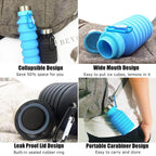 Silicone Sport Water Bottle