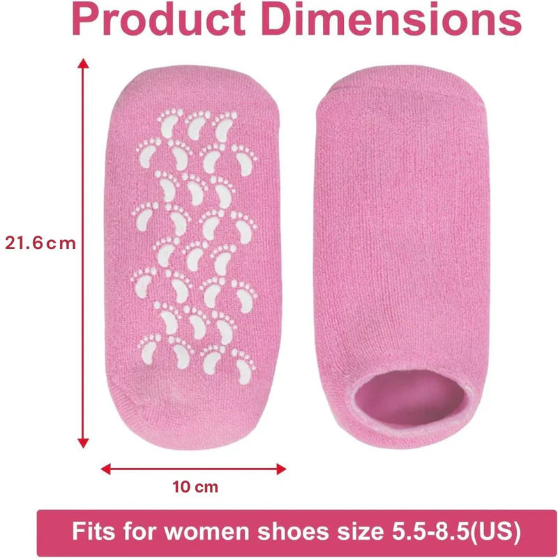 Reusable Silicone Spa Gel Socks