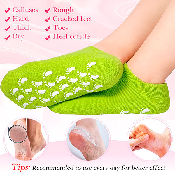 Reusable Silicone Spa Gel Socks