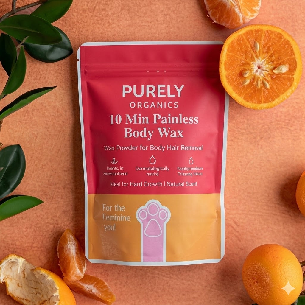 4-in-1 Rose Body Hair Removal Wax Powder Mask