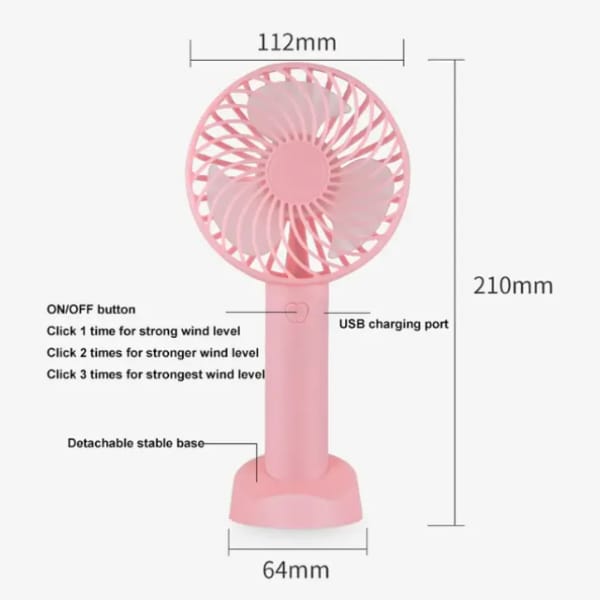 Mini Portable USB Hand Fan