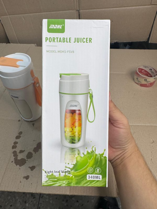 Usb Rechargeable Juicer Blender- 8 Blades