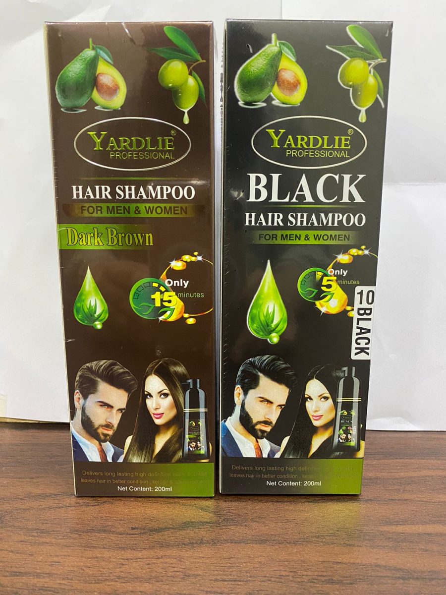 200 Ml Yardlie Hair Color Shampoo Black