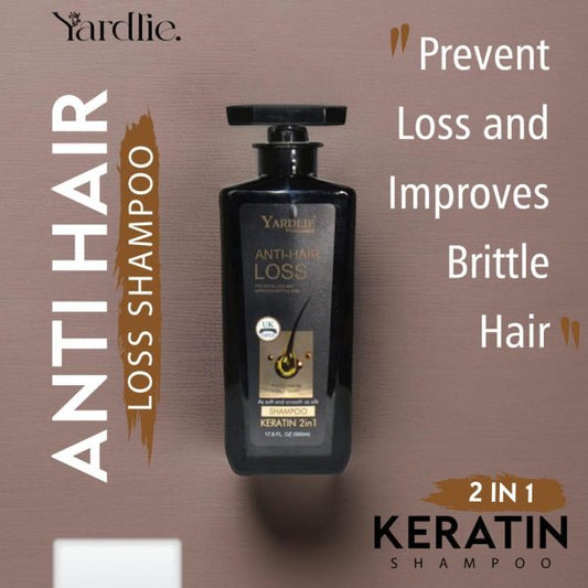 Yardlie – 2 In 1 Anti Hair Loss (keratin + Shampoo) 500ml