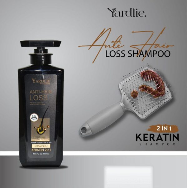 Yardlie – 2 In 1 Anti Hair Loss (keratin + Shampoo) 500ml