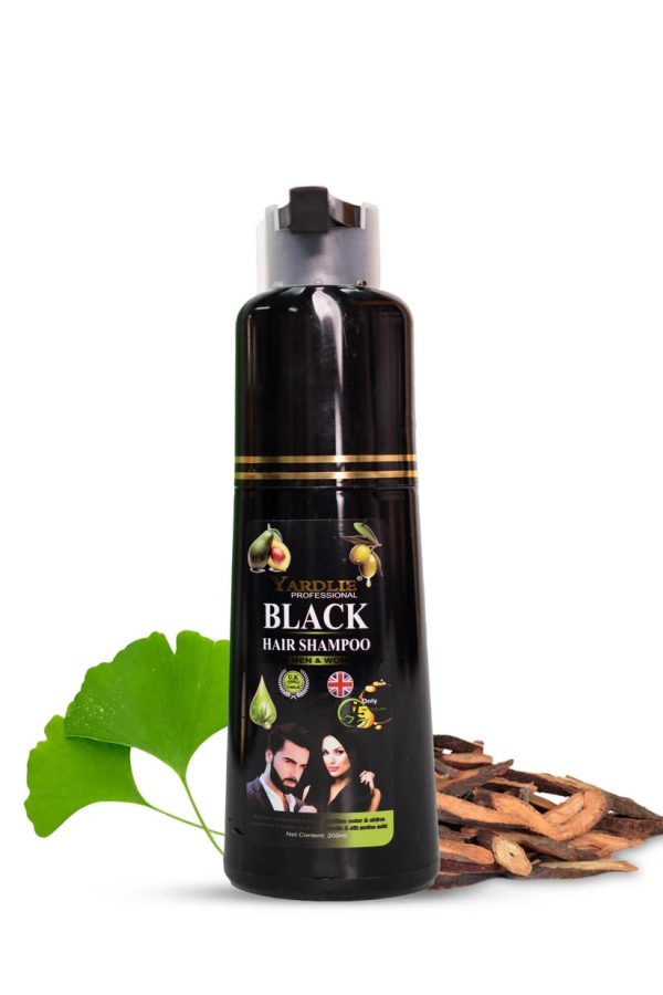 200 Ml Yardlie Hair Color Shampoo Black