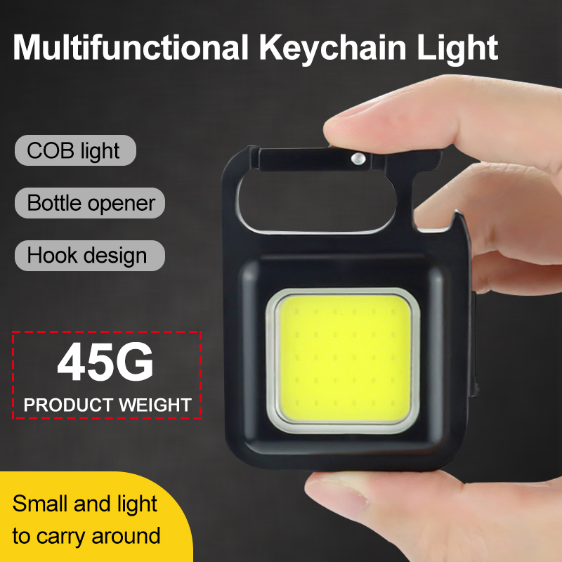 Cob Rechargeable Keychain Light