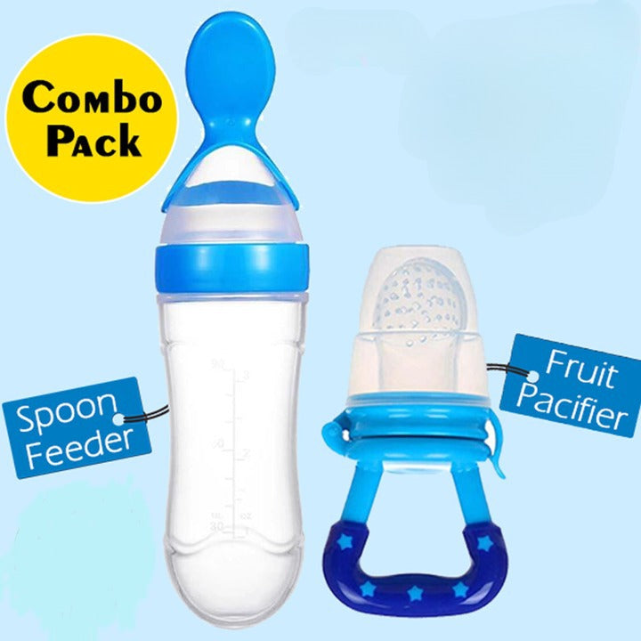 Baby Spoon feeder With Free Fruit Pacifier