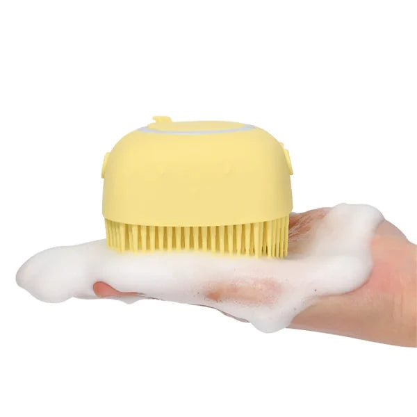 Bath Body And Hair 2 In 1 Silicone Brush