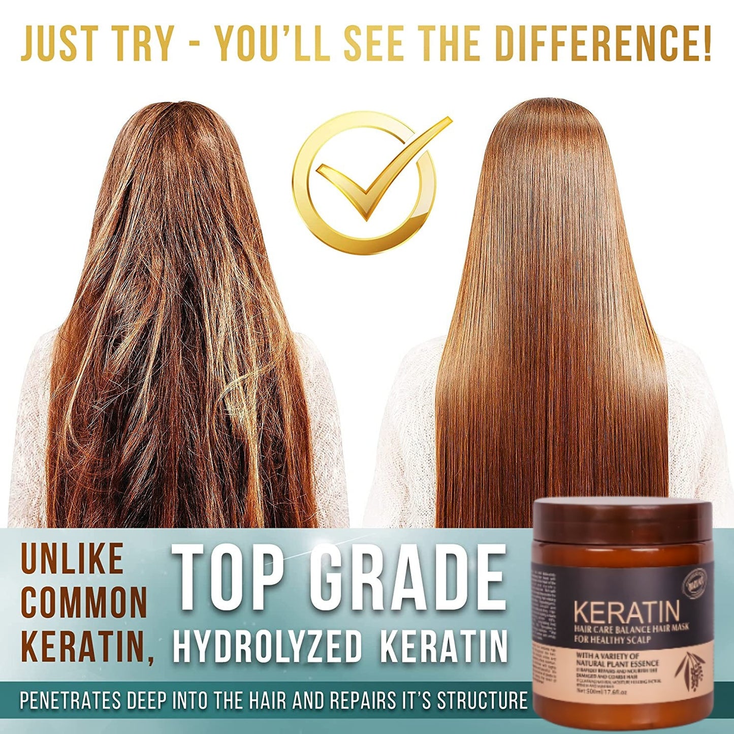 Keratin Hair Care Balance Hair Mask for Healthy Scalp 1000ml