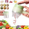 PORTABLE 4 IN 1 ELECTRIC VEGETABLE CUTTER SET (Wireless)