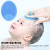 Soft Silicone Baby Cradle Cap Bath Brush