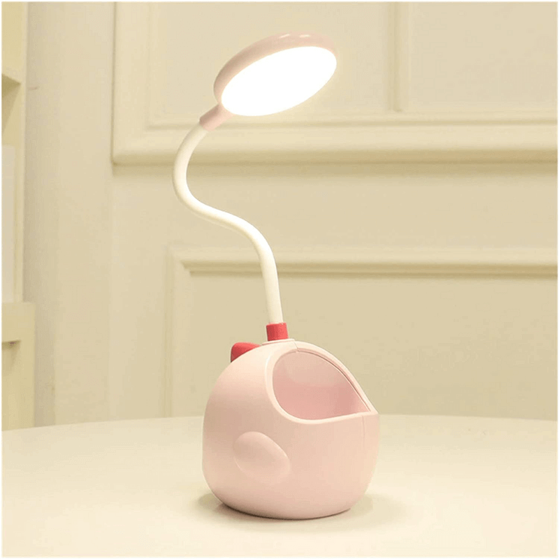 Cute Flexible Desk Lamp With Pen Holder